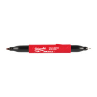 Маркер для стройплощадки INKZALL Double Tip MILWAUKEE, тонкий/ультра-тонкий, черный (48223115)