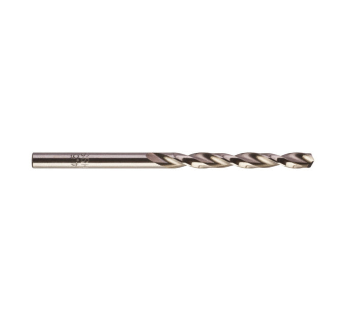Свердло по металу THUNDERWEB HSS-G MILWAUKEE, DIN338, Ø4,5x80х47мм, (10шт)