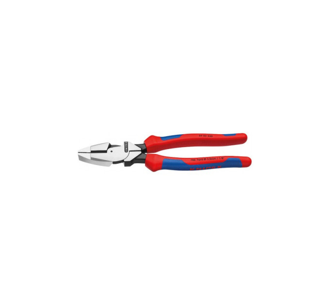 Плоскогубцы комбинированные Ø4,6мм, 240мм KNIPEX 09 02 240, фосфатированные