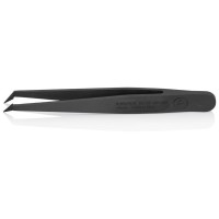 Пинцет пластиковый антистатический KNIPEX, 92 09 03 ESD, вигнутий під кутом 45°