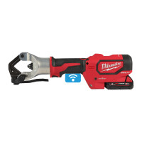 Обжимник гідравлічний акумуляторний безматричний для кабелів MILWAUKEE M18 HDCT-202C (ЗУ+2Х2Ач)