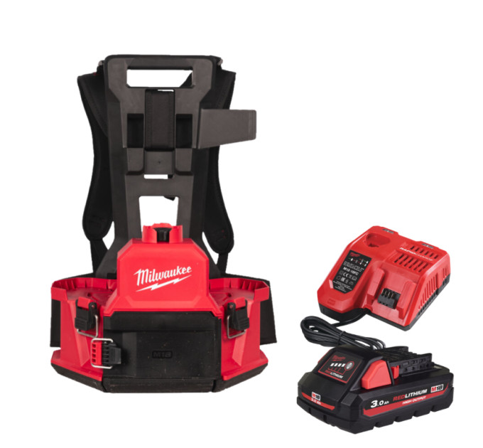 Опрыскиватель ранцевый аккумуляторный (базовая станция) MILWAUKEE M18 BBPFP2-301 (ЗУ+1акк.Х3Ач)