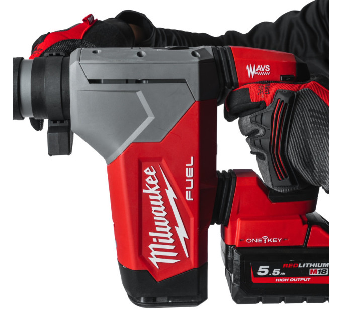 Перфоратор акумуляторний безщітковий SDS-PLUS MILWAUKEE M18 ONEFHP-0X (5Дж) (каркас+HDкейс)
