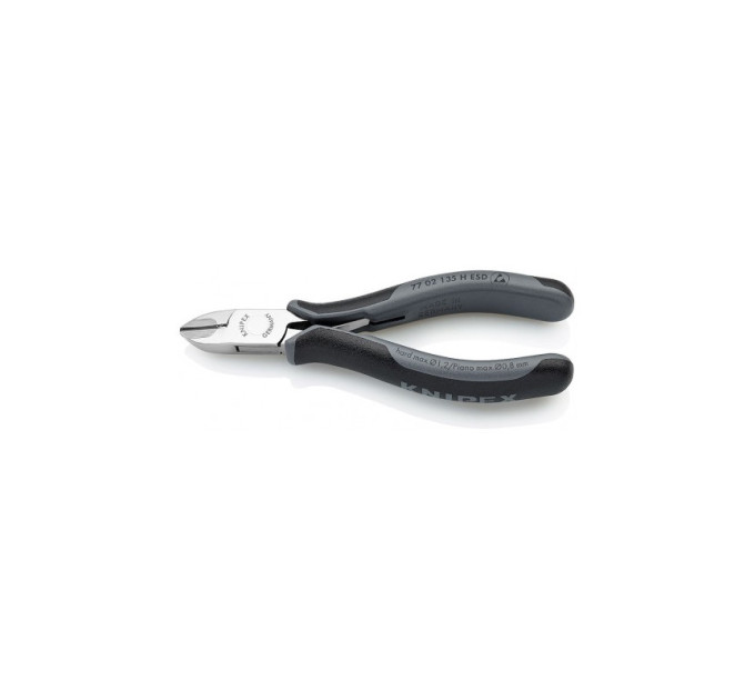 Кусачки бокові для електроніки KNIPEX 77 02 135 H ESD