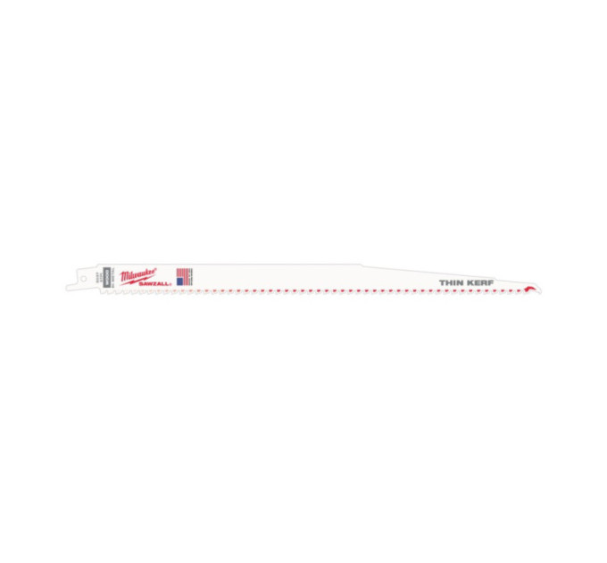 Полотно для сабельных пил THIN KERF FANG TIP MILWAUKEE, 300х5,0мм, (5шт), (дерево с гвоздями)
