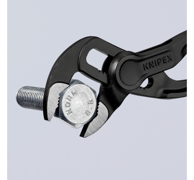 Клещи сантехнические переставные высокотехнологические, Ø28мм Cobra KNIPEX XS 87 00 100 BK, фосфат
