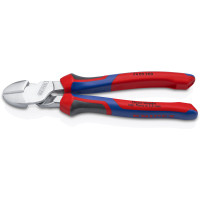 Кусачки боковые (бокорезы) особой мощности, Ø4,2мм, 200мм KNIPEX 74 05 200, хромированные