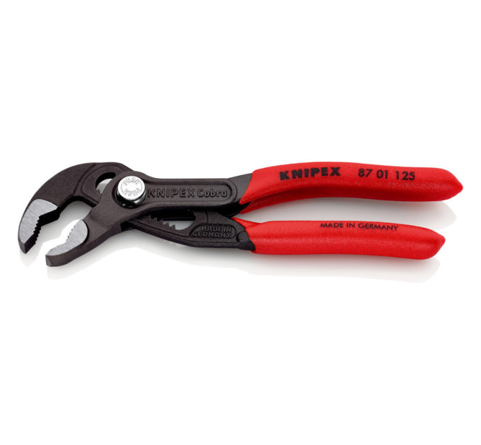 Клещи сантехнические переставные высокотехнологические, Ø27мм Cobra KNIPEX 87 01 125,фосфатированные