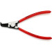 Щипцы для наружных стопорных колец загнутые 90°, Ø19-60мм KNIPEX 46 21 A21 SB,Ø1,8мм фосфатированные