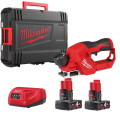 Рубанок аккумуляторный бесщёточный MILWAUKEE M12 BLP-402X (ЗУ+2акк.Х4Ач+HDкейс)