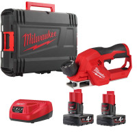 Рубанок аккумуляторный бесщёточный MILWAUKEE M12 BLP-402X (ЗУ+2акк.Х4Ач+HDкейс) Рубанок аккумуляторный бесщёточный MILWAUKEE M12 BLP-402X (ЗУ+2акк.Х4Ач+HDкейс)