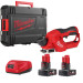 Рубанок аккумуляторный бесщёточный MILWAUKEE M12 BLP-402X (ЗУ+2акк.Х4Ач+HDкейс)