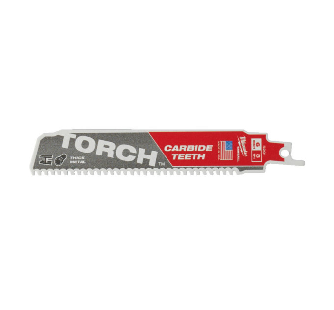 Полотно для сабельных пил TORCH CARBIDE MILWAUKEE, 150х3,2мм, (металл)