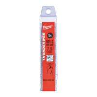Свердло по металу THUNDERWEB HSS-G MILWAUKEE, DIN338, Ø7, 9х117х75мм, (5шт)