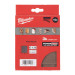 Сетка шлифовальная PG Mesh HL MILWAUKEE, 115х107мм, зерно 120, (10шт)