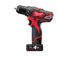Дриль-шуруповерт акумуляторний MILWAUKEE M12 BDD-0 (30 Нм) (заміна на 4933499683)