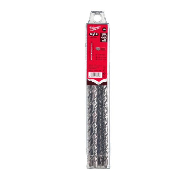 Бур SDS-PLUS M2 MILWAUKEE, Ø12,0х210х160мм, (10шт)