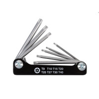 Набор TORX 8 ед. (Т 9-Т40) с отверстием в рукоятке