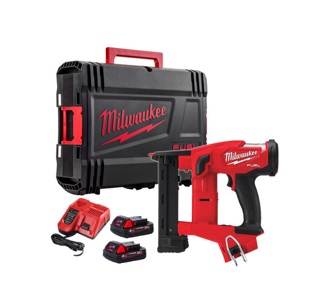 Степлер скобозабивной аккумуляторный зауженный бесщеточный MILWAUKEE M18 FNCS18GS-202X