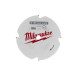 Диск пильный по фиброцементу PFTE MILWAUKEE, Ø165х5/8''х2,2мм, 4 зуб.