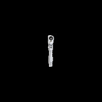 Трещотка хромированная шарнирная для бит 1/4'' HEX MILWAUKEE c открытым доступом