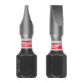Бита SHOCKWAVE MILWAUKEE, SL1,2x6,5, 25мм, (3шт)