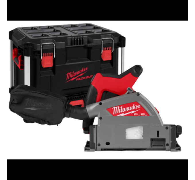 Пила дисковая погружная аккумуляторная бесщеточная MILWAUKEE M18 FPS55-0P Ø165мм (каркас+PACKOUT)