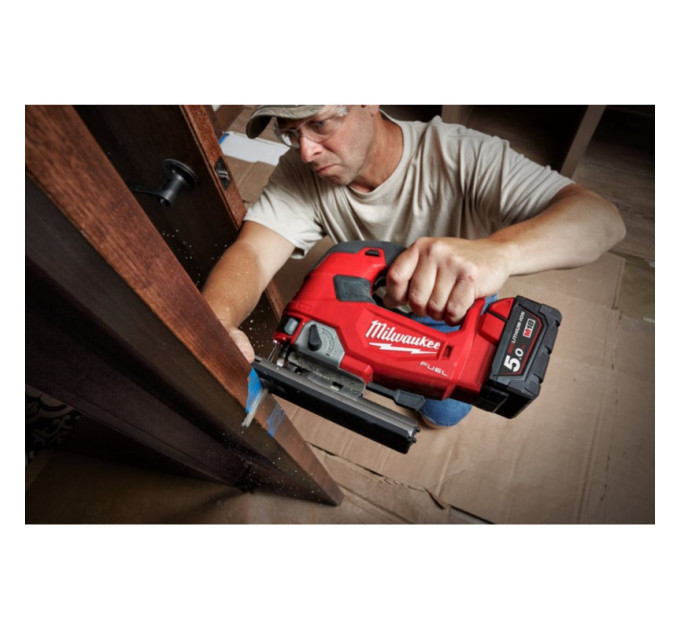 Пила лобзиковая аккумуляторная бесщёточная MILWAUKEE M18 FJS-0X (каркас+HDкейс)