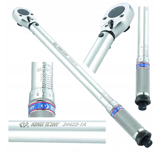 Ключ динамометрический 1/2" 42-210 Nm KING TONY