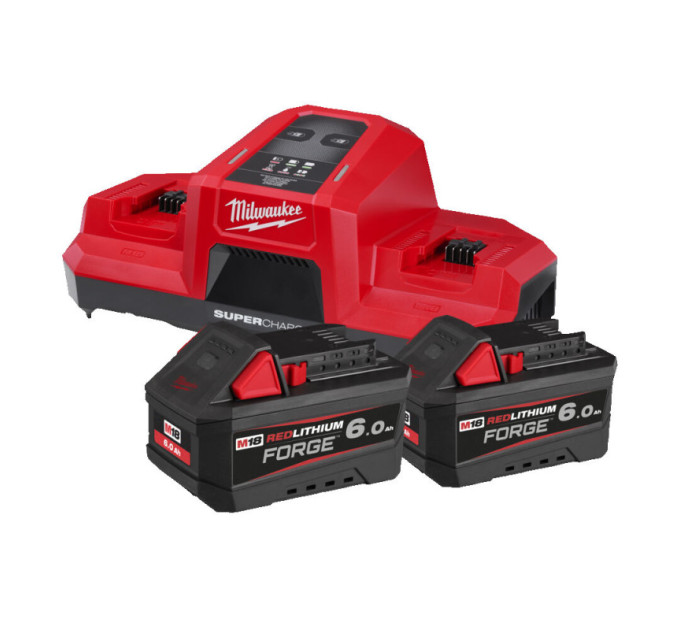 Энергокомплект MILWAUKEE M18 FORGENRG-602 DBSC (ЗУ M18 DBSC+2акк.Х6Ач FB6)