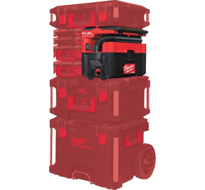 Пылесос аккумуляторный бесщеточный PACKOUT MILWAUKEE M18 FPOVCL-0 (каркас) для воды и сухого мусора