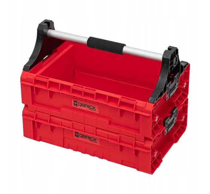 Ящик открытый QBRICK SYSTEM PRO MODULAR TRAY RED HD: PRO ВOX 130+PRO EXTENDER+PRO ВOX Handle