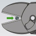 Кусачки боковые (бокорезы) особой мощности TwinForce, Ø4,0мм, 180мм KNIPEX 73 71 180 BK, фосфат