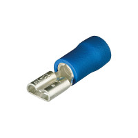 Гильзы флажковые изолированные 7,7х0,8мм KNIPEX 97 99 030, (1,5-2,5мм²) (100шт), синие