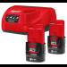 Энергокомплект MILWAUKEE M12 NRG-302 (ЗУ С12+ з 2 шт. B3 Ач)