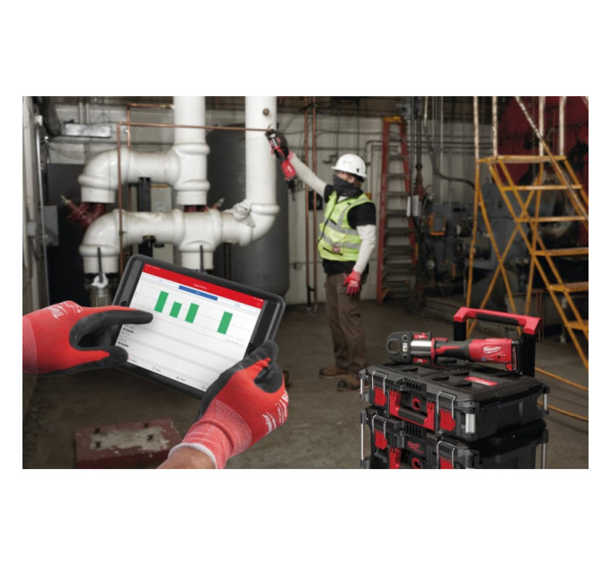 Обжимник гідравлічний акумуляторний для труб MILWAUKEE M18 ONEBLHPT-302C Geberit Mapress(ЗУ+3Х2А)