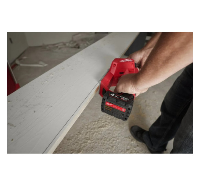 Рубанок аккумуляторный бесщёточный MILWAUKEE M12 BLP-402X (ЗУ+2акк.Х4Ач+HDкейс)