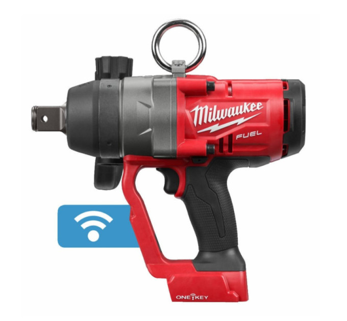 Гайковерт аккумуляторный бесщеточный MILWAUKEE 1'' (2400Нм) M18 ONEFHIWF1-802X, (ЗУ+2ак) FORGE™