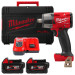 Гайковерт аккумуляторный бесщёточный MILWAUKEE 1/2" (881 Нм) M18 FMTIW2F12-502X,с кольцом