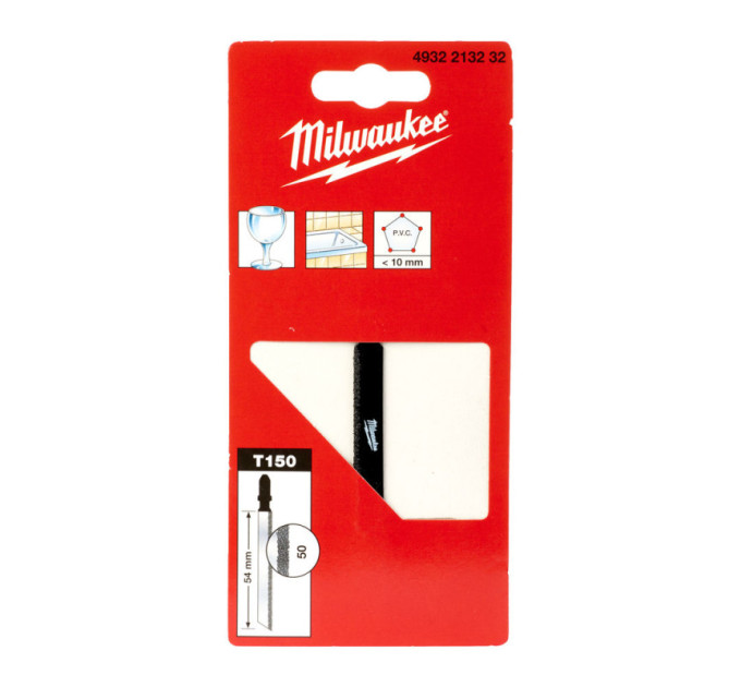 Полотно для лобзика T150 Fine MILWAUKEE, 54мм, зерно 50