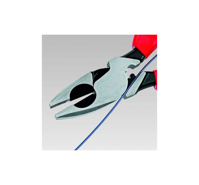Плоскогубцы особой мощности "Lineman's Pliers" Ø4,6мм, 240мм KNIPEX 09 12 240, фосфатированные