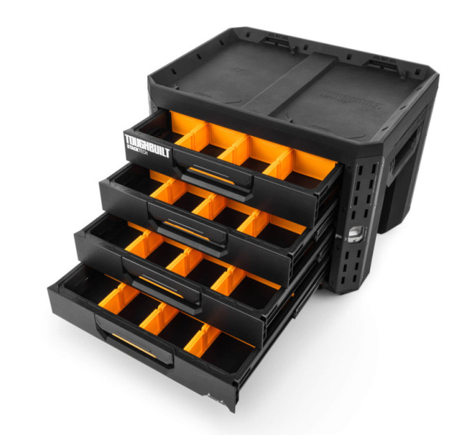 Ящик для инструментов TOUGHBUILT TB-B1-D-74 StackTech большой с 4 выдвижными ящиками