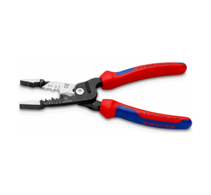 Клещи многофункциональные для електромонтажных работ KNIPEX 13 72 200 ME, метрические
