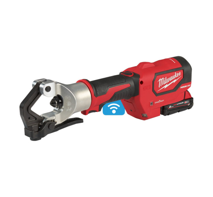Обжимник гідравлічний акумуляторний безматричний для кабелів MILWAUKEE M18 HDCT-202C (ЗУ+2Х2Ач)