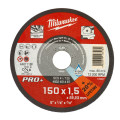 Диск отрезной по металлу MILWAUKEE, SCS 41/150х1,5 PRO+, Ø150мм