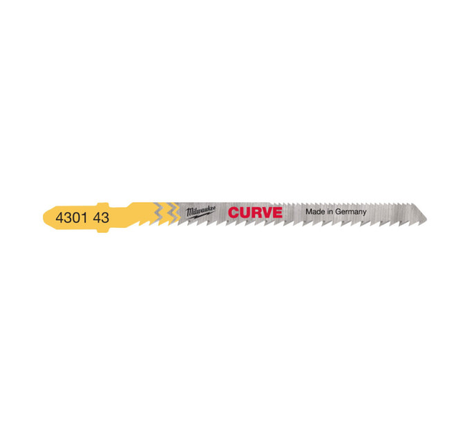 Полотна для лобзіка Curve MILWAUKEE, 75х2, 5мм, (5шт)