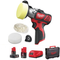 Машина полірувальна акумуляторна MILWAUKEE M12 BPS-421X (ЗУ+2Ач+4Ач+кейс)