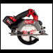 Пила дисковая аккумуляторная бесщеточная MILWAUKEE, M18 FCSDC165-552C, Ø165мм (ЗУ, 2х5.5Ач, кейс)