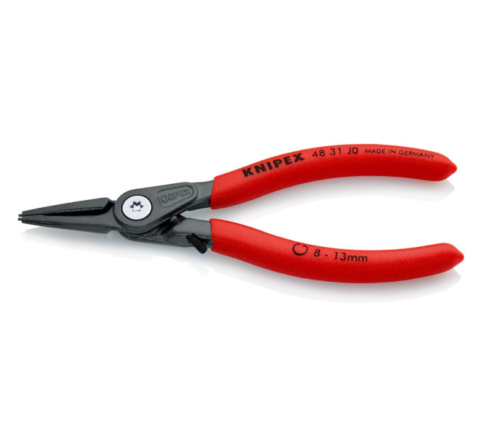 Щипцы прецизионные для внутренних стопорных колец прямые, Ø8-13мм KNIPEX 48 31 J0, Ø0,9мм