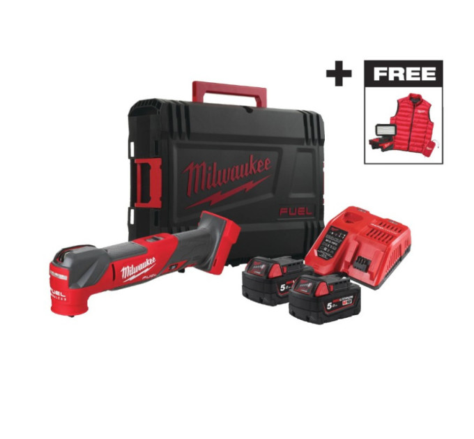 Инструмент многофункциональный аккумуляторный бесщёточный MILWAUKEE M18 FMTMC-502X + подарки